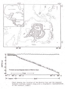 map of Miskito Cays