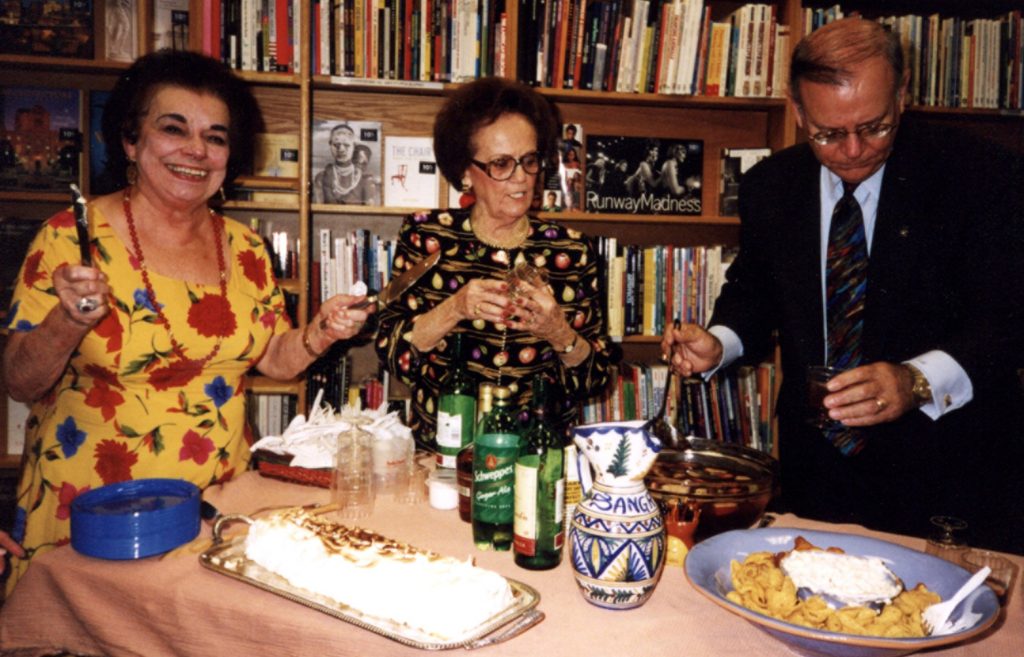Photo of Adela Gonzmart with Clarita Garcia and E.J. Salcines