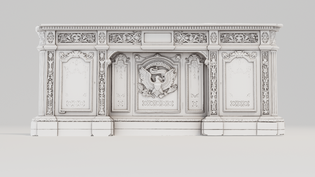 3D scan resolute desk jimmy Carter national park USF digital heritage library collection