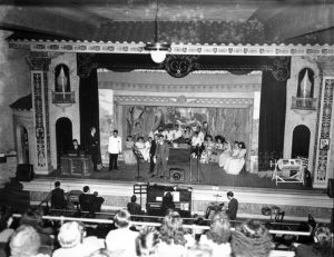 picture of theatrical show at the Cuban Club Theatre