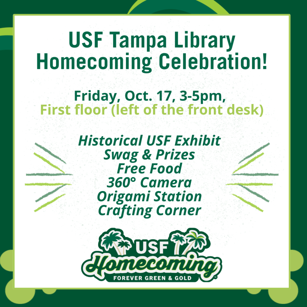 Tampa Library Homecoming Celebration!