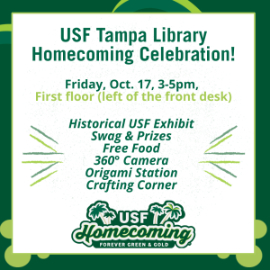 USF Libraries Homecoming Invitation