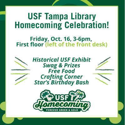 Celebrate Homecoming at the Tampa Library!